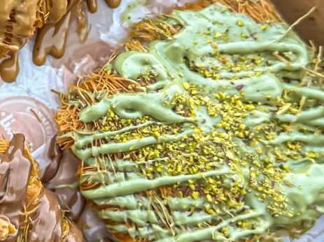 Mini Cream Konafa Pistachio Butter