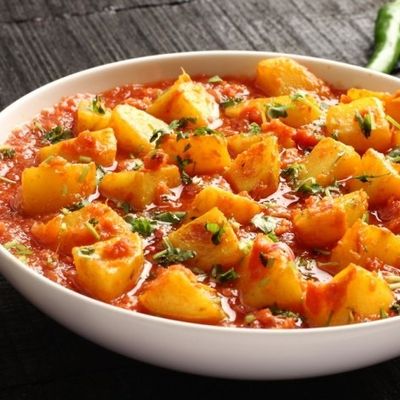 طبق بطاطس سادة