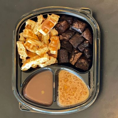 Waffle and Brownie Bites