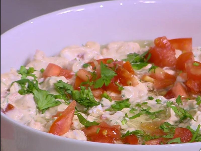 Tomato With Sesame Paste Salad