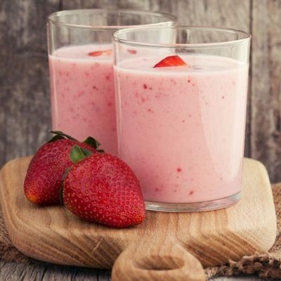 Strawberry with Milk