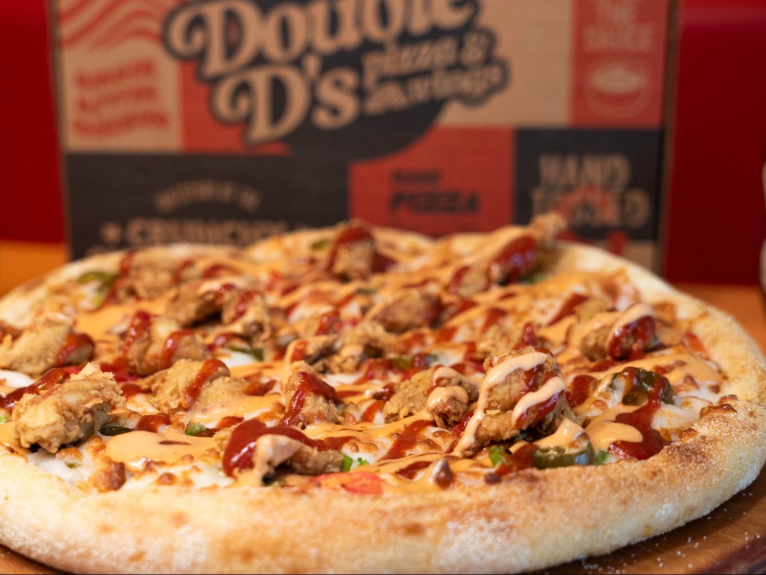 Crunchy Chicken Dynamite Pizza