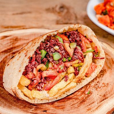 pastrami Potato Sandwich