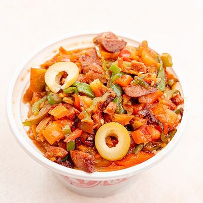 Mesakaa with sausage box