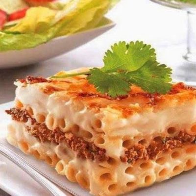 Oven bechamel pasta