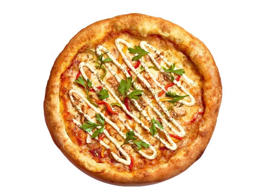 Chicken Pizza With Ranch Sauce