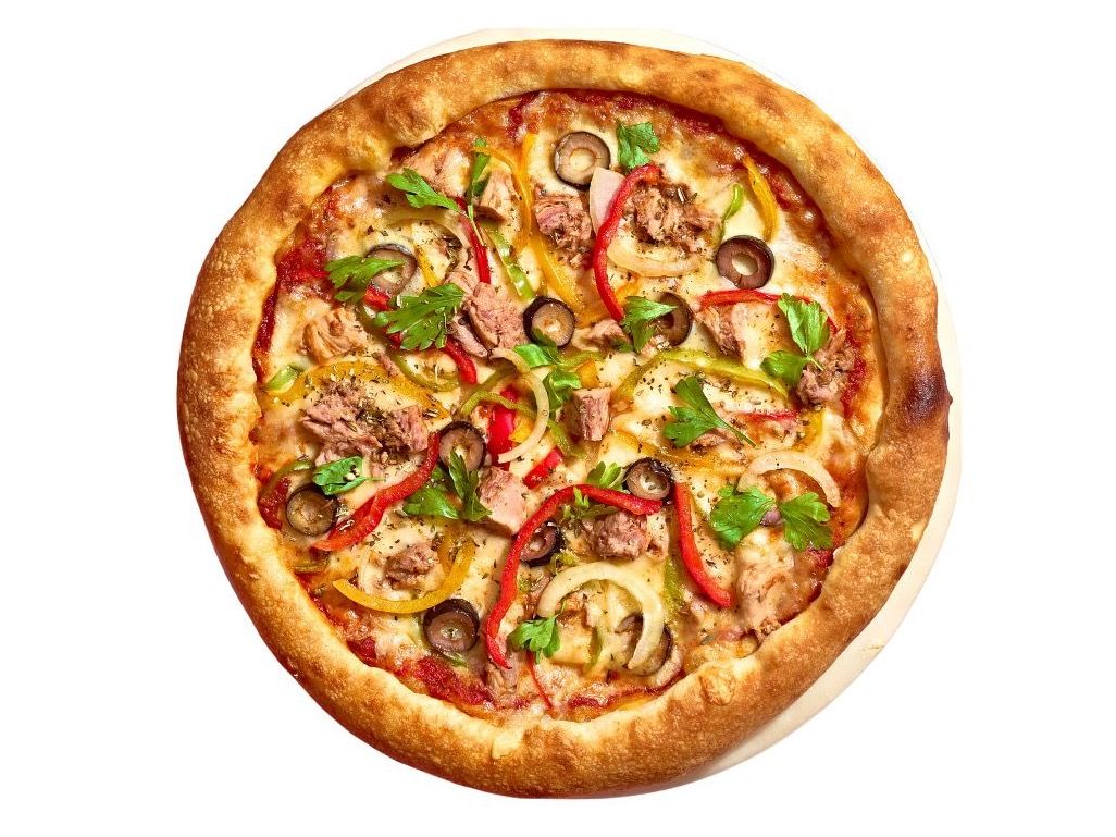Tuna pizza