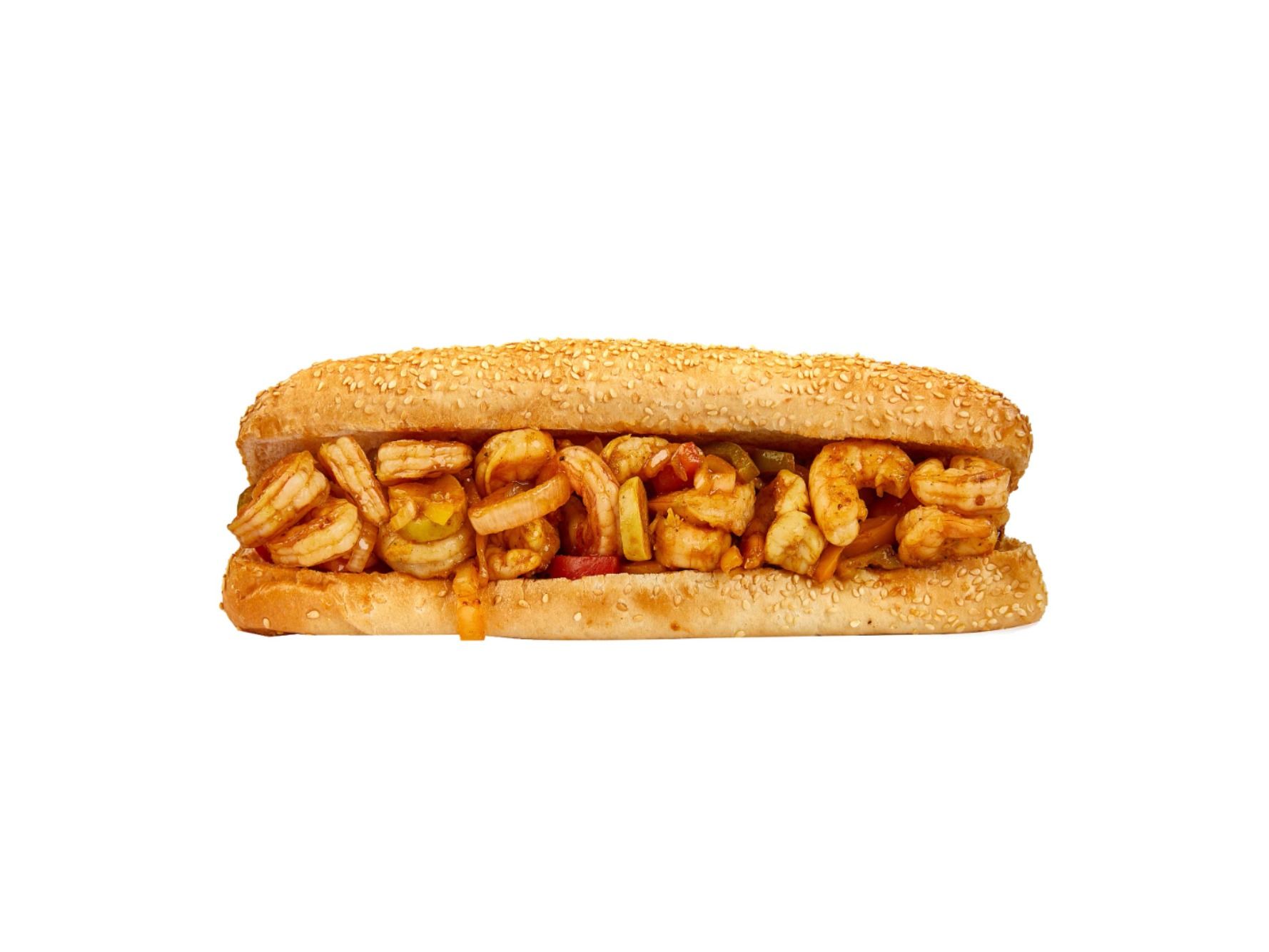 Fajita Shrimp Sandwich