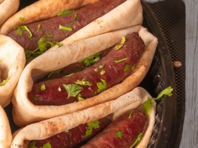 Oriental Sausage Sandwich