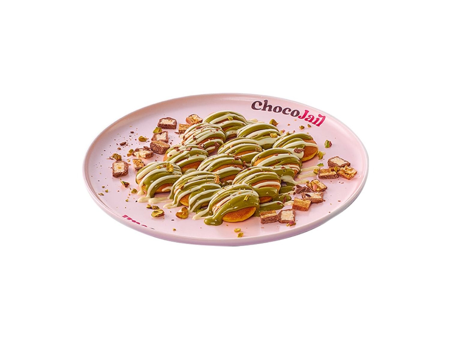 Choco Pistachio Mini Pancakes