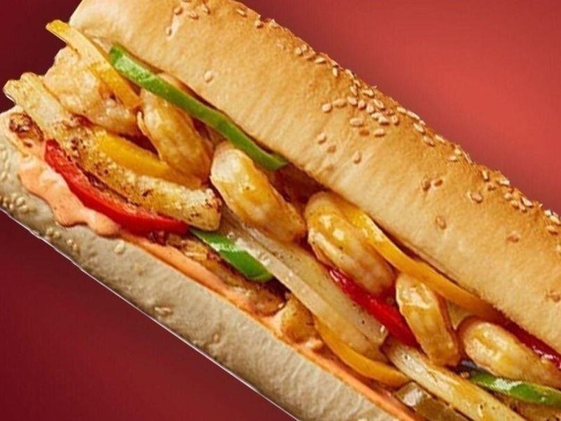 Shrimp And Squid Sandwich
