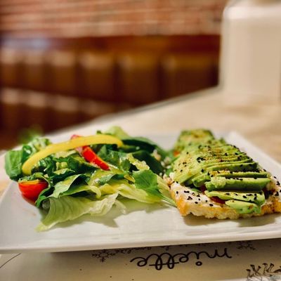 Avocado Cheese Toast Sandwich