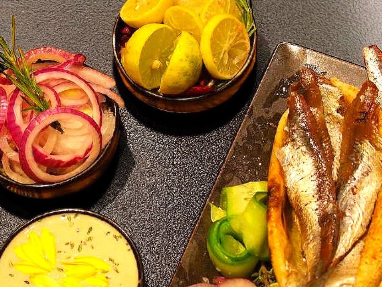 Sardine salad sandwich