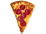 Pepperoni one slice pizza