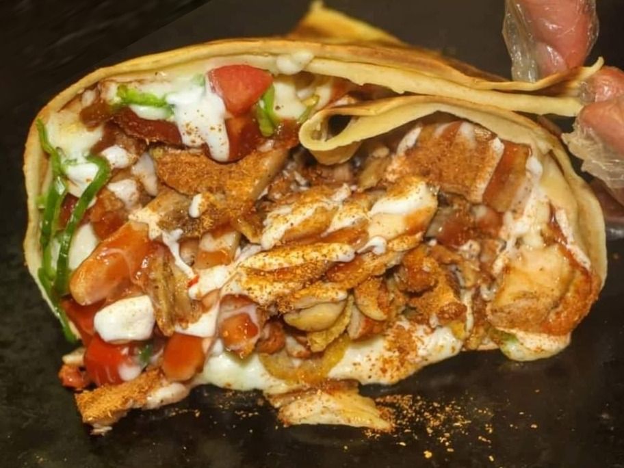 Mixed Chicken Crepe