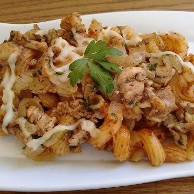 Crispy Chicken Pasta