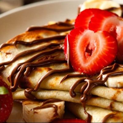 Choclate And Banana Crepe
