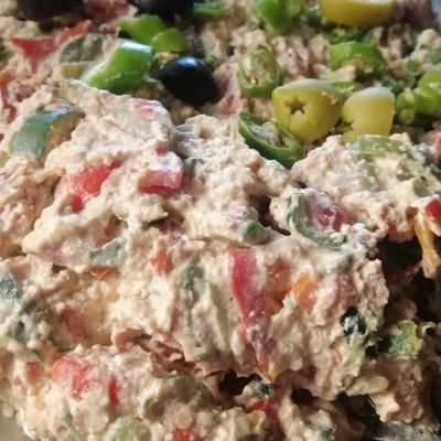 Old Cheese Box With Tomatoes And Cucumber