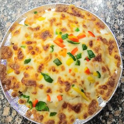 Seafood Pasta Red Sauce With Mozzarella Cheese