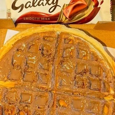 Melted Galaxy Waffle
