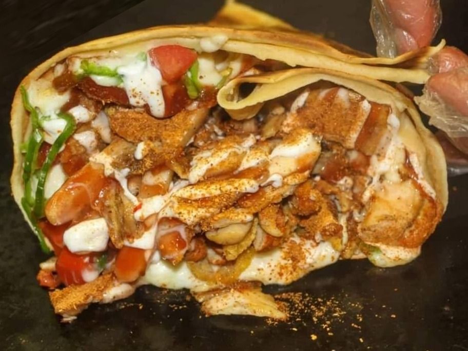 Mixed Chicken Crepe