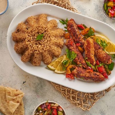وجبة كفتة سمك، ربع كفتة، مقلية أو مشوية