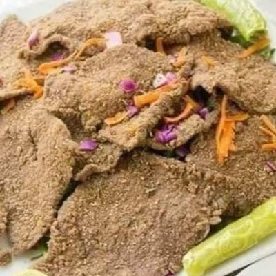 A quarter kilo of liver