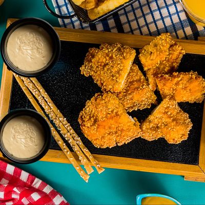 Crispy Chicken Fondue Kidz