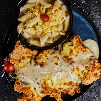 Crispy Chicken With Mushroom