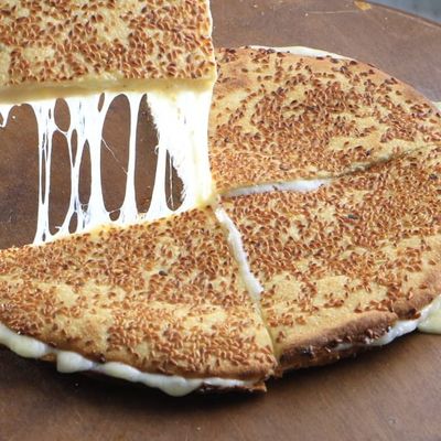 Fajita Cake with Cheese