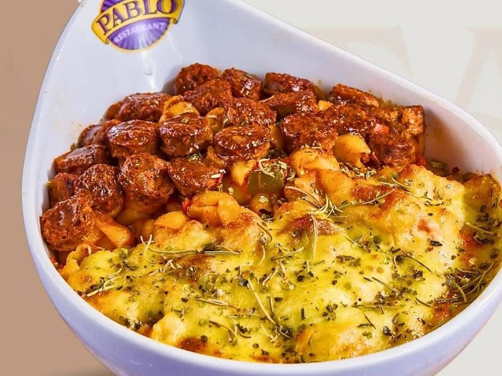 Oriental Sausage Pasta Gratin