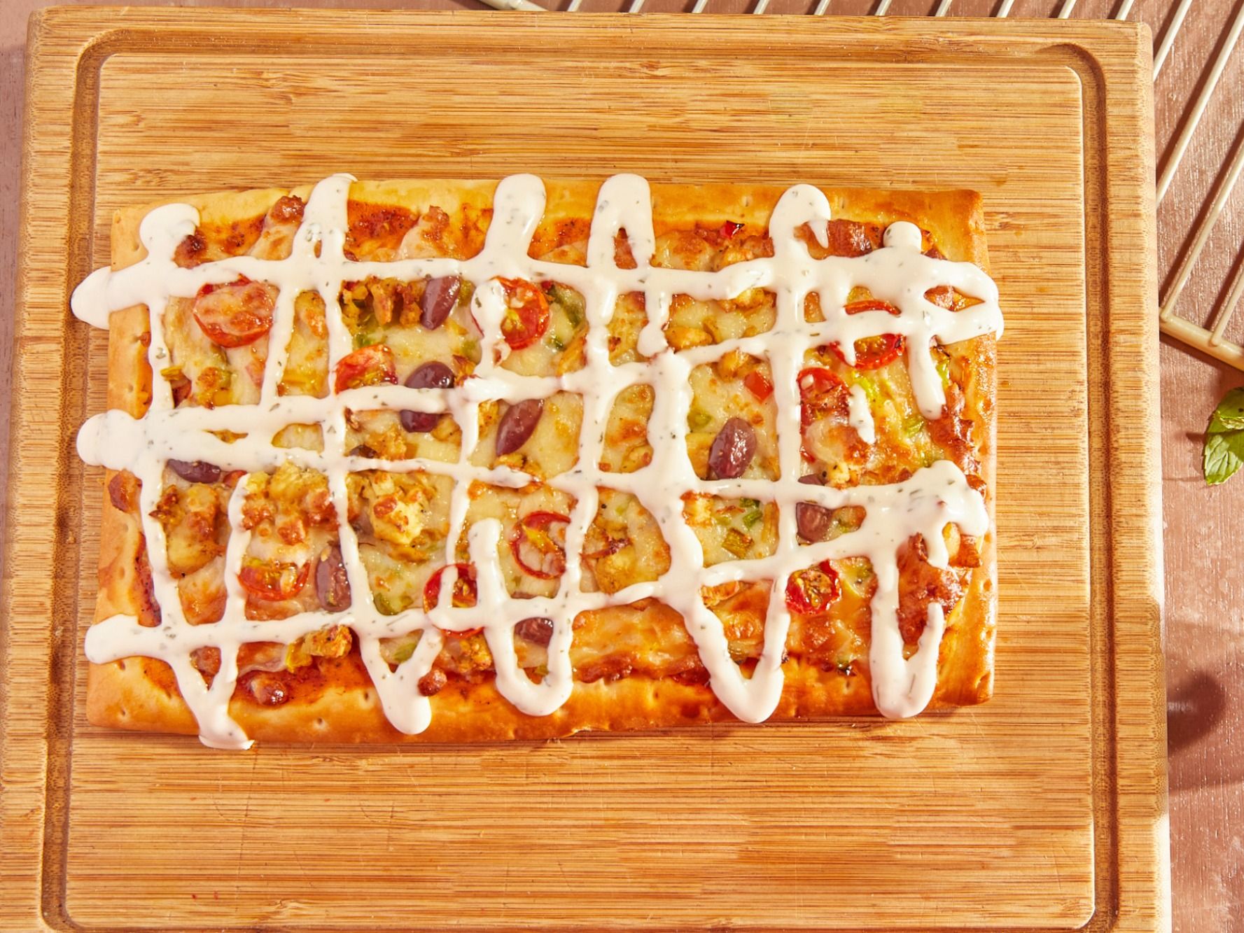 Ranch Chicken Pizza