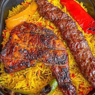 Chicken Thigh With 1/8 Kofta Rice