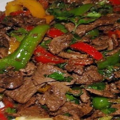 Beef Stroganoff dish