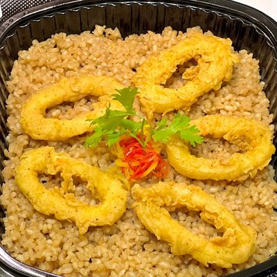 Fried Calamari Platter Meal