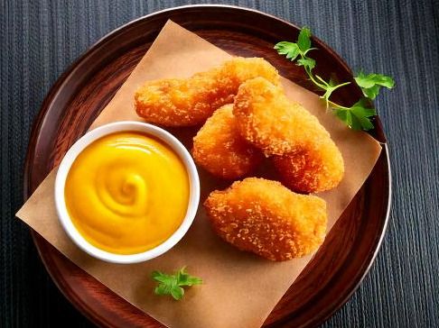 4 Pieces Chicken Nuggets (Msahab) With Cocktail Sauce