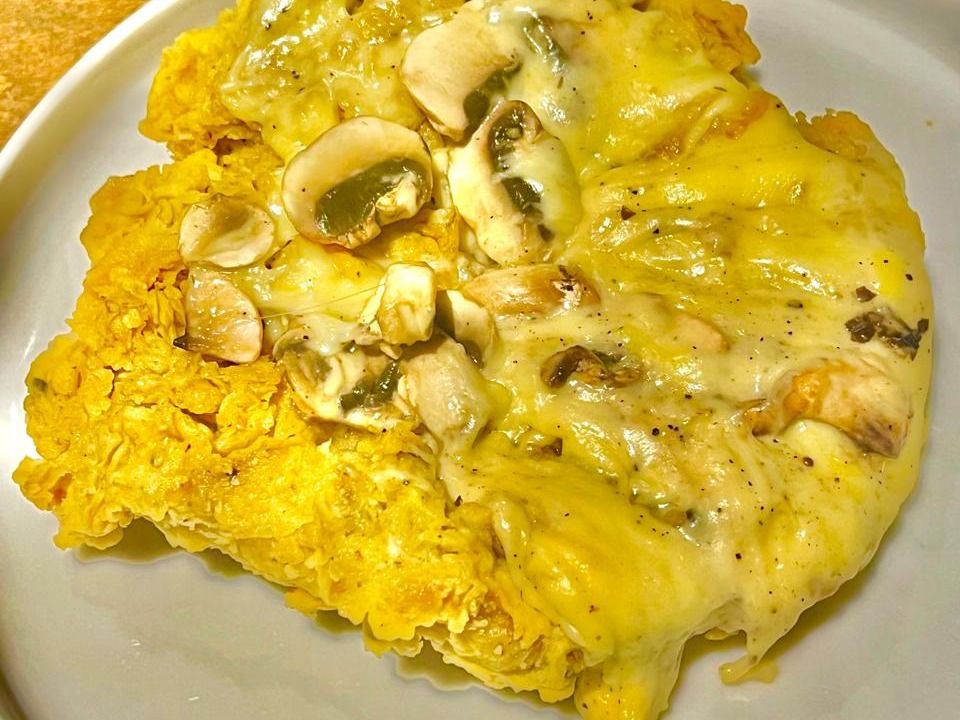 Crispy Chicken With Mushroom