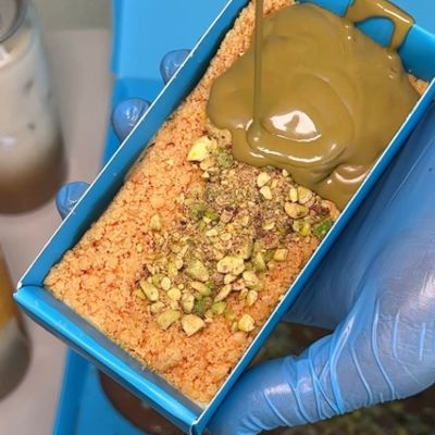 Pistachio Cloud Cake