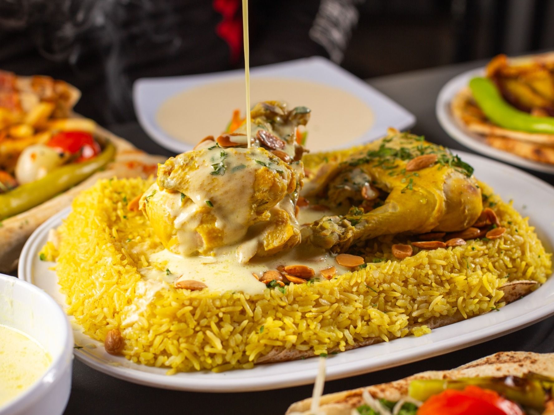 Half chicken mansaf meal
