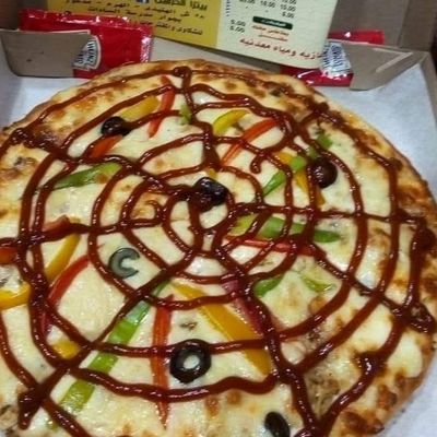 بيتزا دجاج باربكيو إيطالية