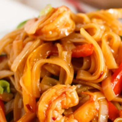 Noodles Shrimp With Sweet & Sour