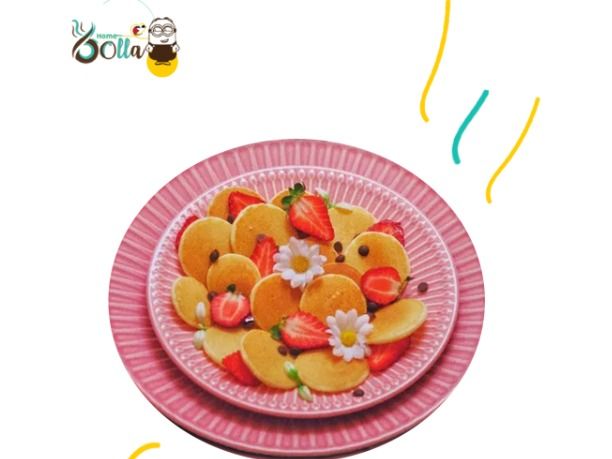 mini pancakes strawberry