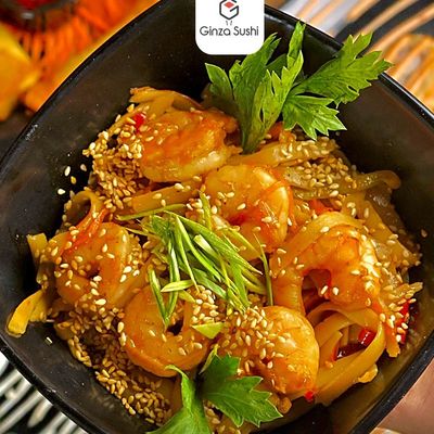 Grilled Shrimp Noodles