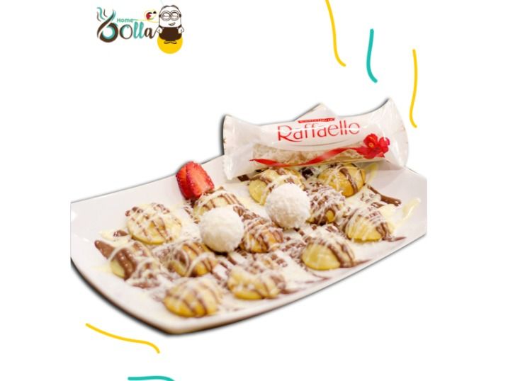 mini pancakes Raffaello