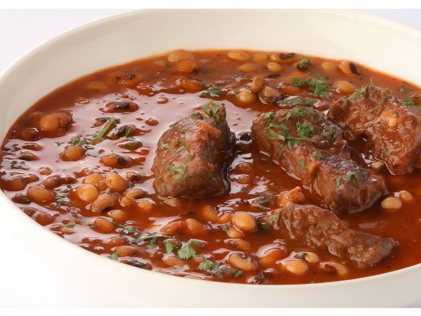Beans With Meat