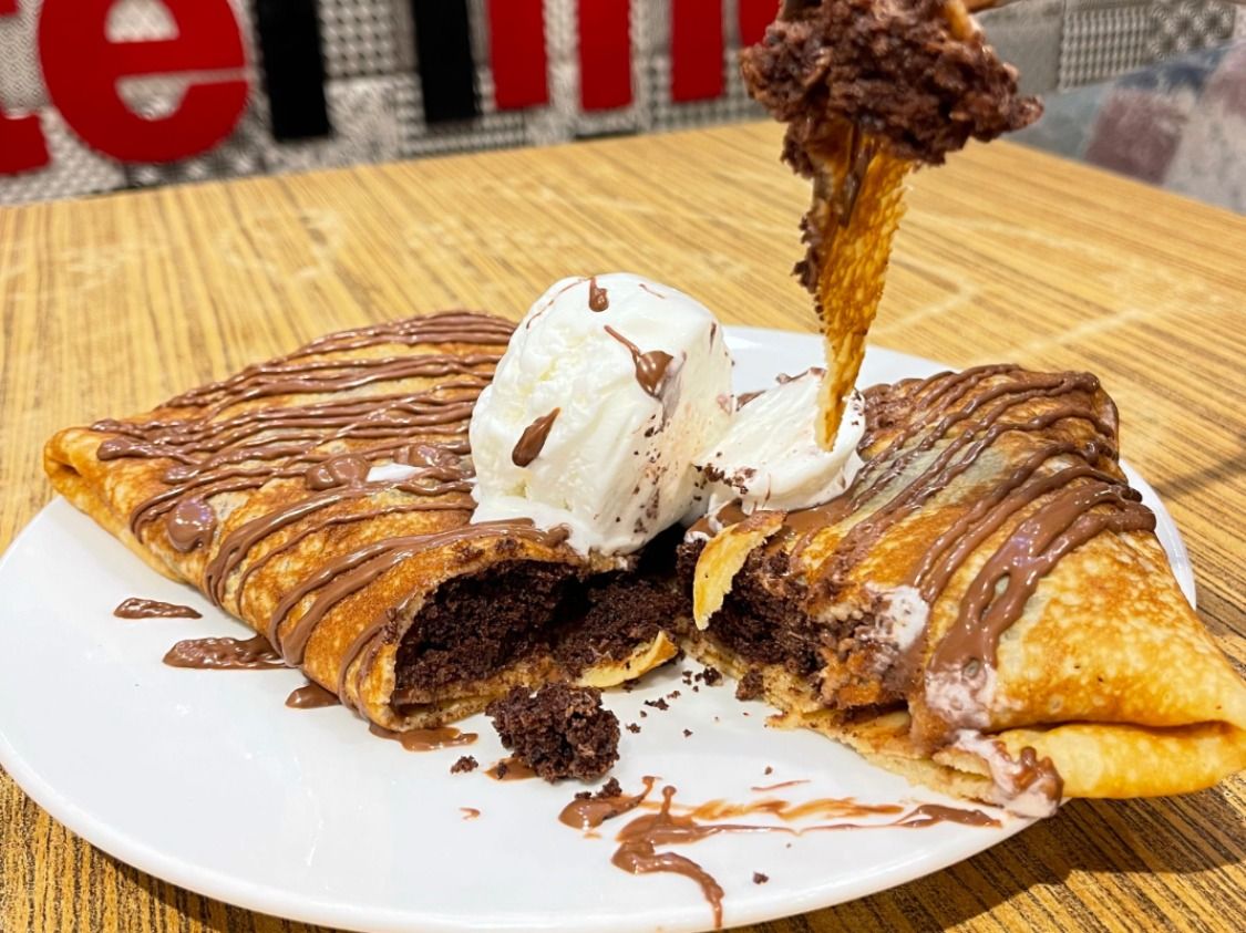 Brownie crepes