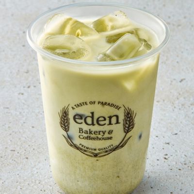 Iced Spanish Matcha Latte