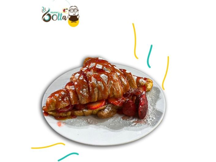 Strawberry croissant