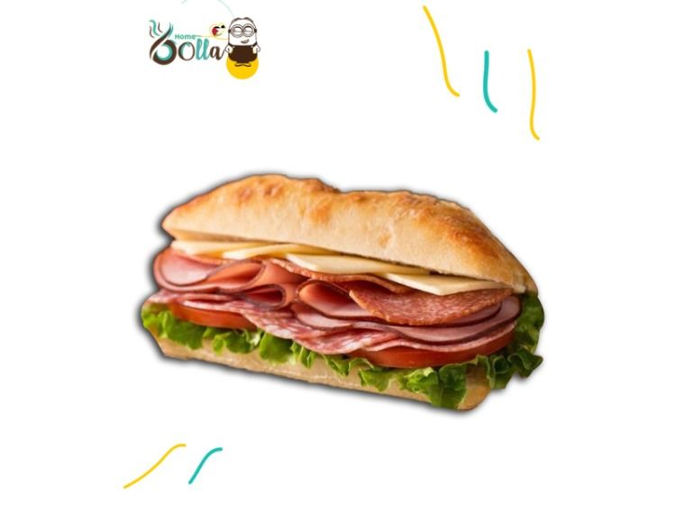 Mix beef sandwich