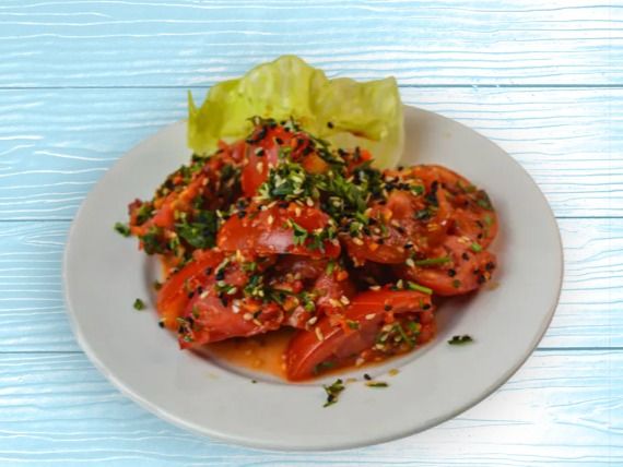 Marinated tomatoes